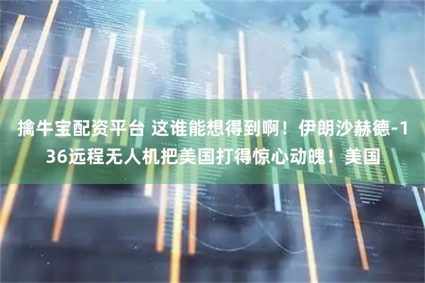 擒牛宝配资平台 这谁能想得到啊!伊朗沙赫德-136远程无人机把美国打得惊心动魄!美国